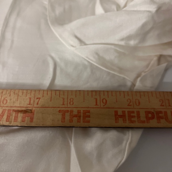 Vintage Carry Back Ltd 100% Silk Blouse with Lace Front & Button Back Size 13/14 - Picture 8 of 11